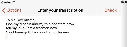 A bad transcript