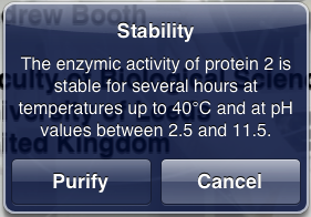 Protein Properties Dialog