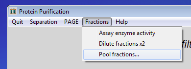 Pool fractions