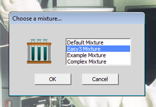 Select Mixture Dialog