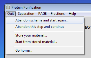 Abandon scheme